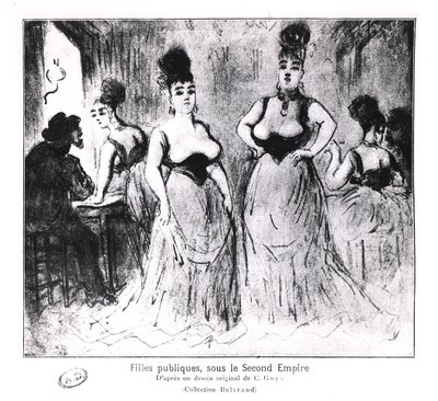 Prostituées, vers 1850 - Constantin Guys